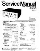 Technics - SUV-6 - Service manual 
